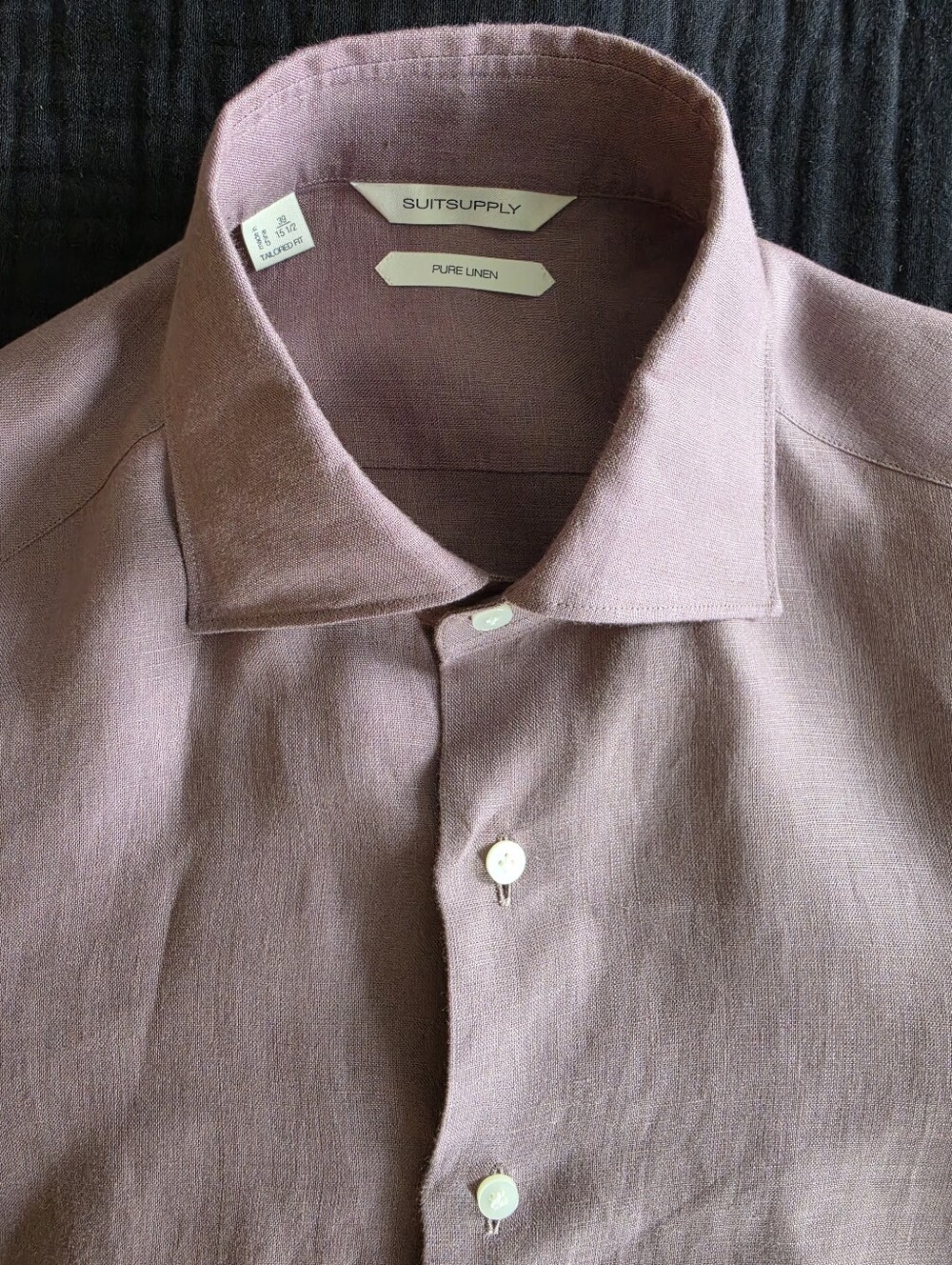 SuitSupply Purple Tailored Fit Shirt